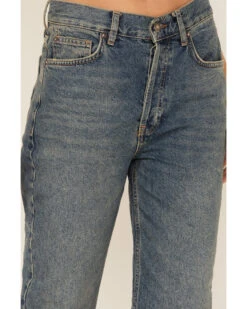 Free People Women's Light Wash High Rise The Lasso Jeans 6 Free People Women's Light Wash High Rise The Lasso Jeans -Ariat || Wrangler || FREE PEOPLE Sales Store 2000360361 400 P2