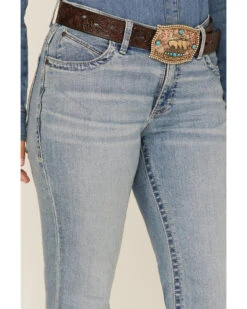 Wrangler Women's Light Wash Mid Willow Ultimate Riding Bootcut Jeans -Ariat || Wrangler || FREE PEOPLE Sales Store 2000360401 400 P2