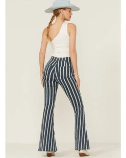 Rock & Roll Denim Women's Bargain Bell Stripe Flare Jeans -Ariat || Wrangler || FREE PEOPLE Sales Store 2000360882 400 P3