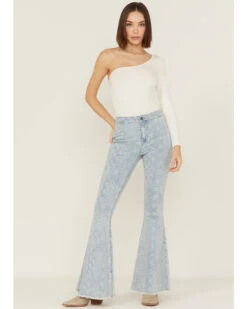 Rock & Roll Denim Women's Vintage Floral Flare Jeans -Ariat || Wrangler || FREE PEOPLE Sales Store 2000360883 450 P1