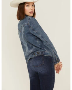 Wrangler Women's Yellowstone Laser Denim Jacket -Ariat || Wrangler || FREE PEOPLE Sales Store 2000360919 414 P4