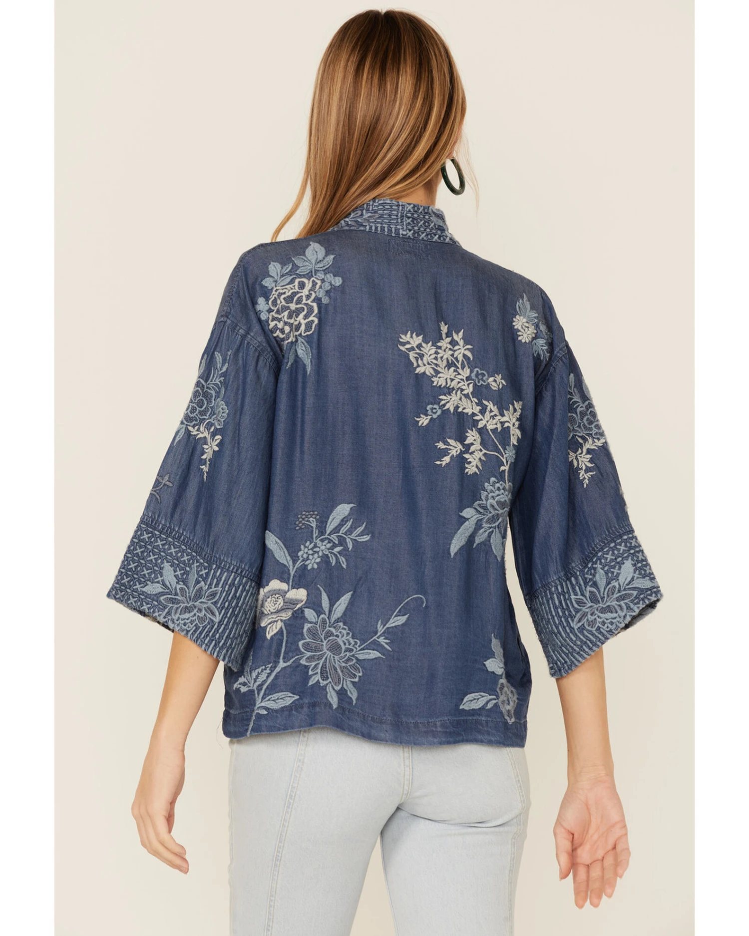 Johnny Was Women's Jacqueline Cropped Kimono 1 Johnny Was Women's Jacqueline Cropped Kimono
