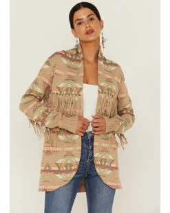 Tasha Polizzi Women's Catalina Southwestern Fringe Cardigan -Ariat || Wrangler || FREE PEOPLE Sales Store 2000362889 295 P1