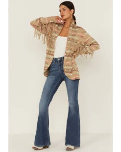 Tasha Polizzi Women's Catalina Southwestern Fringe Cardigan -Ariat || Wrangler || FREE PEOPLE Sales Store 2000362889 295 P2