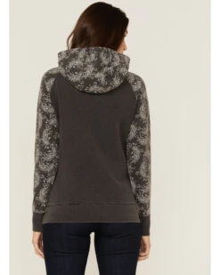 Hooey Women's Rope Like A Girl Bandana Print Pullover Hoodie Sweatshirt -Ariat || Wrangler || FREE PEOPLE Sales Store 2000363502 022 P4