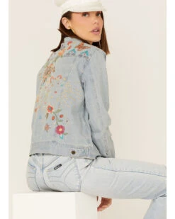 Johnny Was Women's Olinda Embroidered Floral Denim Jean Jacket -Ariat || Wrangler || FREE PEOPLE Sales Store 2000363643 400 P4