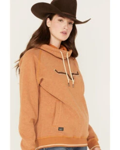 Ariat || Wrangler || FREE PEOPLE Sales Store 3 Kimes Ranch Women's Two Scoops Logo Pullover Fleece Hoodie