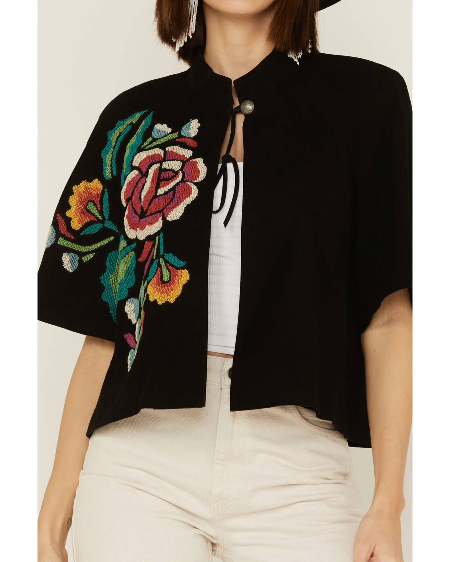 Double D Ranch Women's Kaminski Cross Stitch Jacket 1 Double D Ranch Women's Kaminski Cross Stitch Jacket