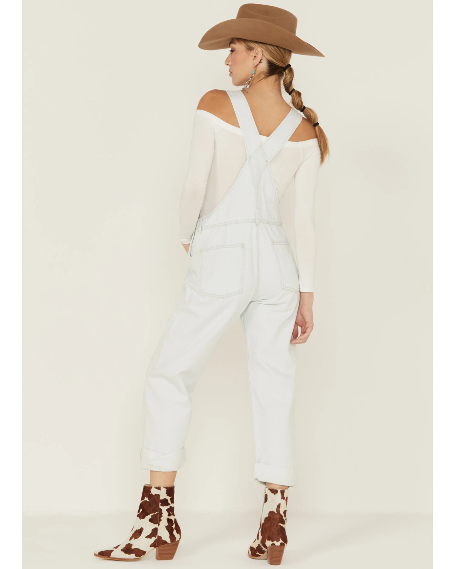 Free People Women's Ziggy Denim Overalls 1 Free People Women's Ziggy Denim Overalls