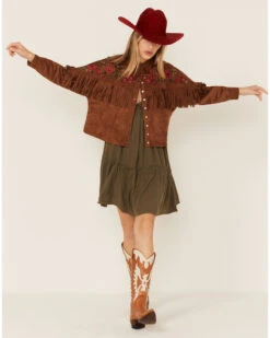 Maggie Sweet Women's Tango Floral Fringe Jacket -Ariat || Wrangler || FREE PEOPLE Sales Store 2000365858 280 P2