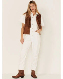 Maggie Sweet Women's Guajira Floral Fringe Vest 6 Maggie Sweet Women's Guajira Floral Fringe Vest -Ariat || Wrangler || FREE PEOPLE Sales Store 2000365860 280 P2