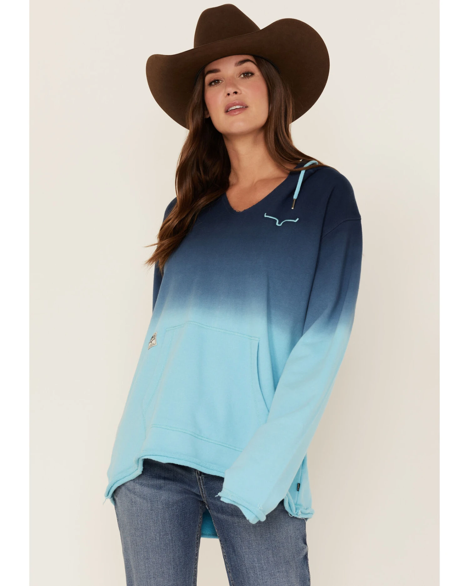 Kimes Ranch Women's Sante Fe Dip Dye Sweatshirt Hoodie 1 Kimes Ranch Women's Sante Fe Dip Dye Sweatshirt Hoodie