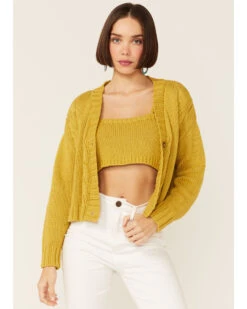 Callahan Women's Cable Lu Cardigan & Tank Set 6 Callahan Women's Cable Lu Cardigan & Tank Set -Ariat || Wrangler || FREE PEOPLE Sales Store 2000367813 702 P1