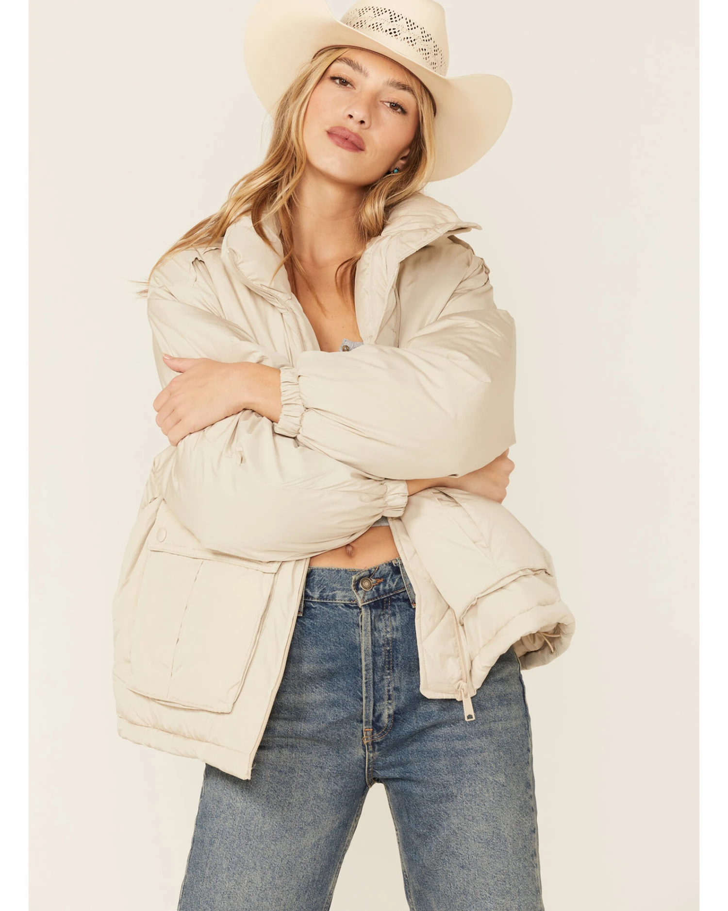 Free People Women's Duvet Bomber Jacket 3 Free People Women's Duvet Bomber Jacket - Image 3