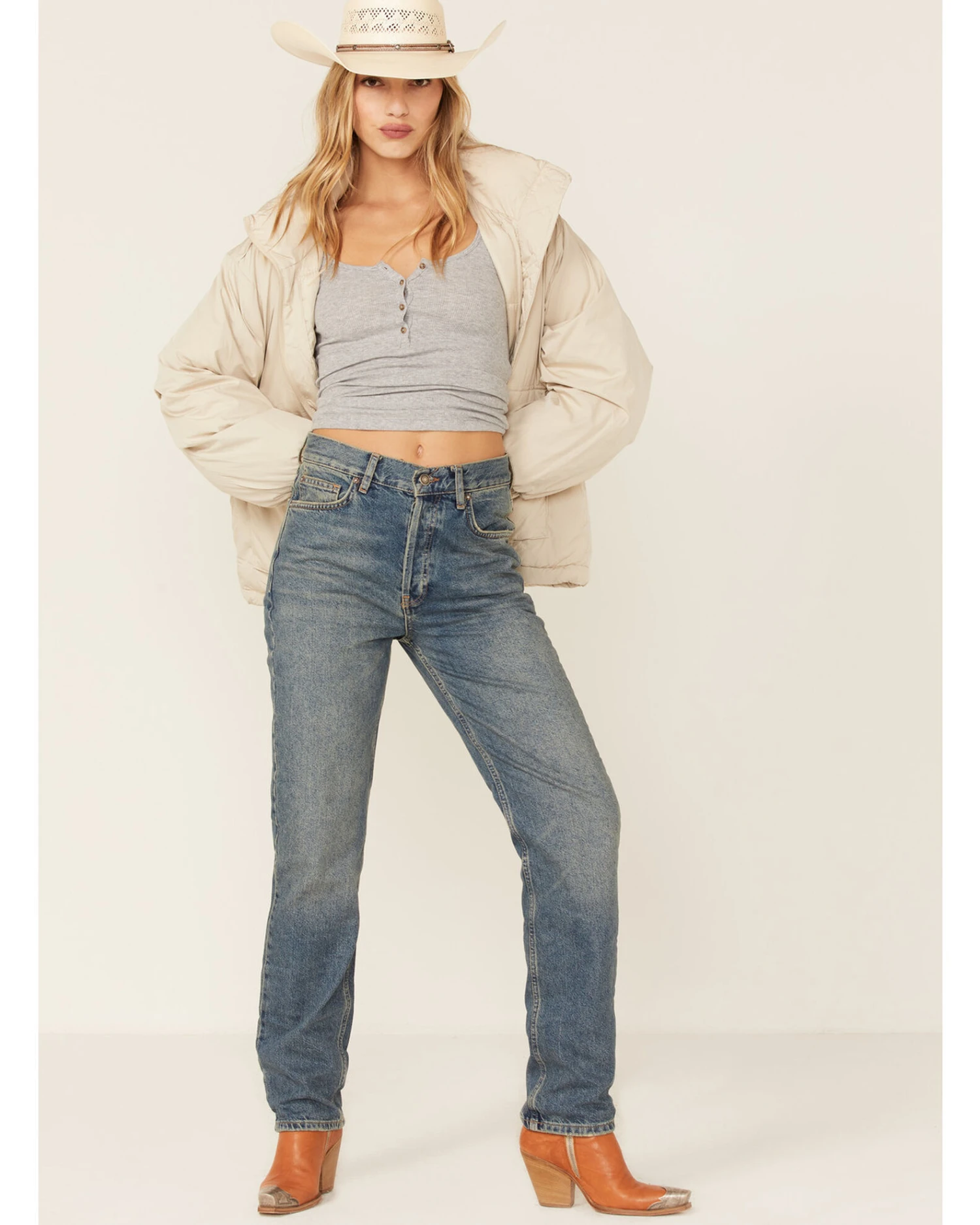 Free People Women's Duvet Bomber Jacket 4 Free People Women's Duvet Bomber Jacket - Image 4