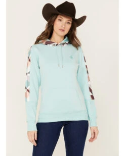 Hooey Women's Southwestern Print Contrast Canyon Hoodie 7 Hooey Women's Southwestern Print Contrast Canyon Hoodie -Ariat || Wrangler || FREE PEOPLE Sales Store 2000369089 400 P1