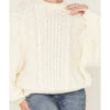 Wrangler Women's Relaxed Cable Knit Sweater