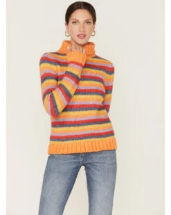 Wrangler Women's Stripe Knit Turtleneck Sweater -Ariat || Wrangler || FREE PEOPLE Sales Store 2000372607 800 P1