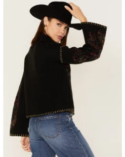 Shyanne Women's Paisley Knit Turtleneck Sweater -Ariat || Wrangler || FREE PEOPLE Sales Store 2000373039 001 P4