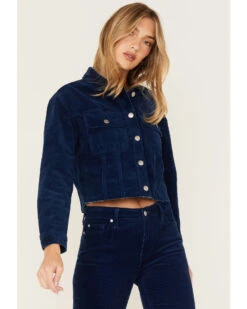 Cleo + Wolf Women's Cropped Corduroy Jacket 6 Cleo + Wolf Women's Cropped Corduroy Jacket -Ariat || Wrangler || FREE PEOPLE Sales Store 2000373353 402 P2
