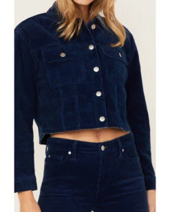 Cleo + Wolf Women's Cropped Corduroy Jacket