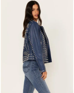 Idyllwind Women's Studded Moto Leather Jacket -Ariat || Wrangler || FREE PEOPLE Sales Store 2000373396 400 P2