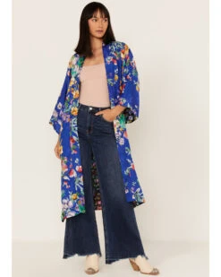 Johnny Was Women's Ella Floral Reversible Kimono -Ariat || Wrangler || FREE PEOPLE Sales Store 2000373883 000 P2