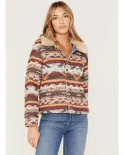 Idyllwind Women's Light Wash Reversible Sherpa Blanket Denim Jacket -Ariat || Wrangler || FREE PEOPLE Sales Store 2000373896 412 P2