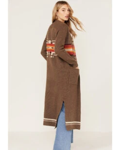 Pendleton Women's Striped Vibrant Pattern Knit Cardigan Duster Sweater -Ariat || Wrangler || FREE PEOPLE Sales Store 2000374176 210 P4