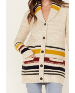 Pendleton Women's Striped Knit Cardigan Sweater -Ariat || Wrangler || FREE PEOPLE Sales Store 2000374177 103 P3