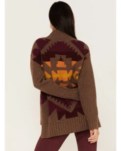 Pendleton Women's Mixed Print Western Sweater