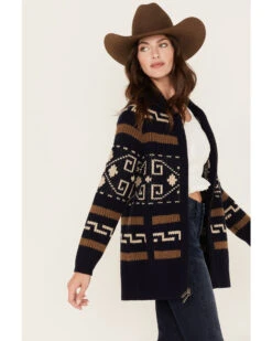 Pendleton Women's Westerley Mixed Print Long Cardigan Sweater 6 Pendleton Women's Westerley Mixed Print Long Cardigan Sweater -Ariat || Wrangler || FREE PEOPLE Sales Store 2000374236 907 P2