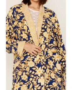 Free People Women's Wild Nights Floral Print Long Sleeve Kimono Duster 7 Free People Women's Wild Nights Floral Print Long Sleeve Kimono Duster -Ariat || Wrangler || FREE PEOPLE Sales Store 2000374745 400 P3