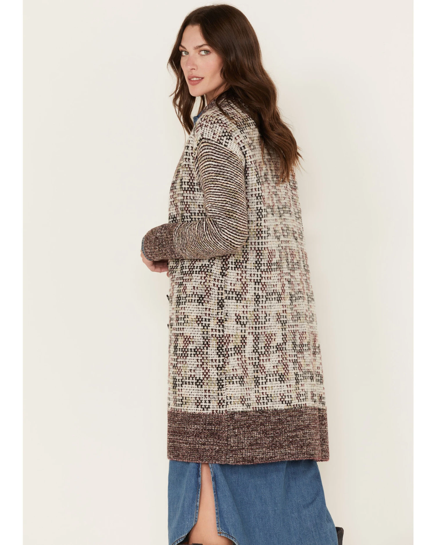 Cleo + Wolf Women's Knit Midi Cardigan 2 Cleo + Wolf Women's Knit Midi Cardigan - Image 2