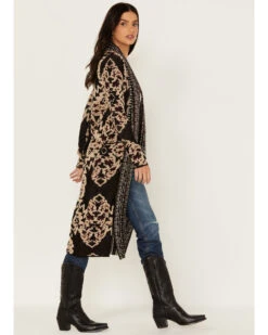 Shyanne Women's Jacquard Print Duster -Ariat || Wrangler || FREE PEOPLE Sales Store 2000375283 646 P2