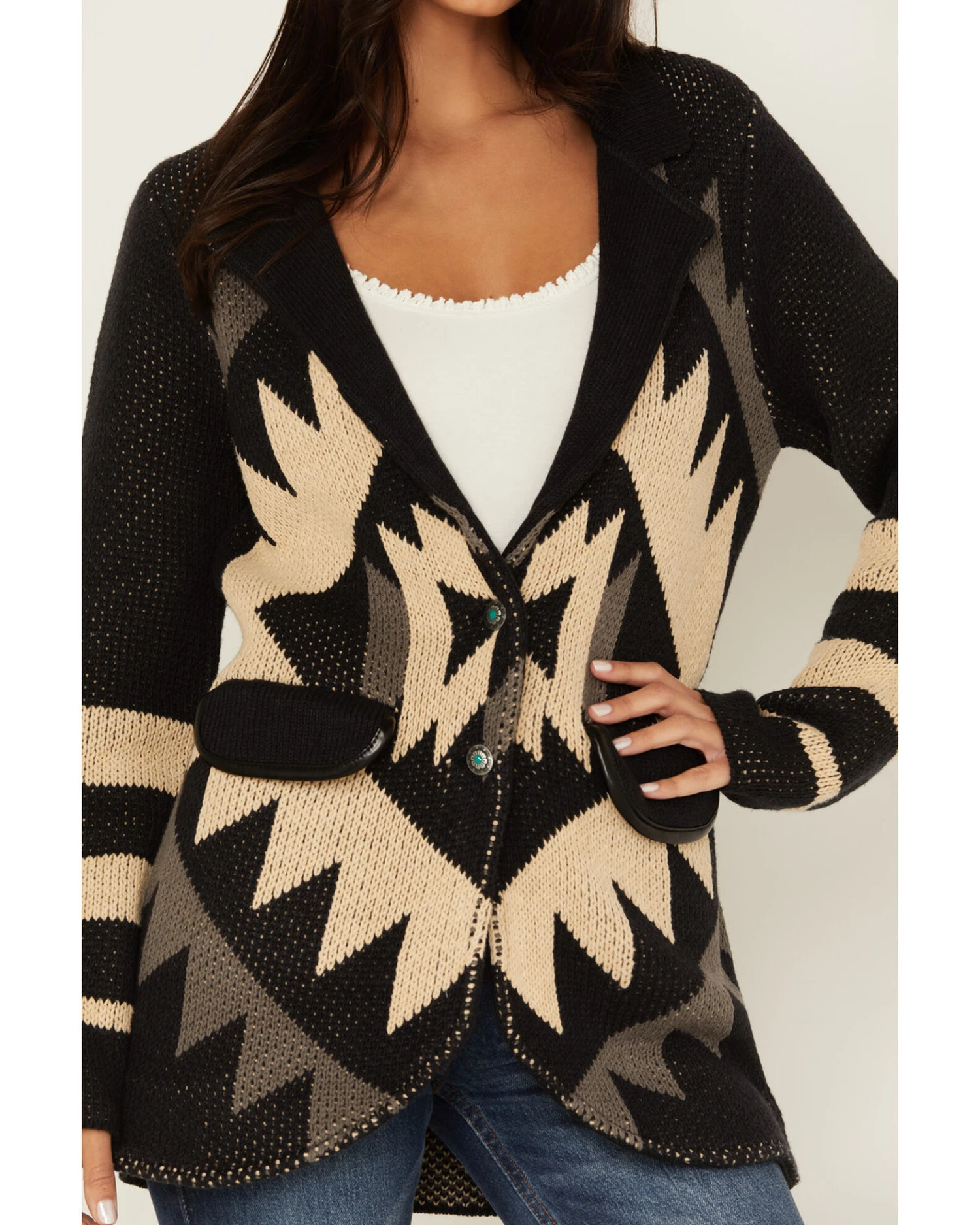 Tasha Polizzi Women's Dream Away Sweater Blazer 1 Tasha Polizzi Women's Dream Away Sweater Blazer