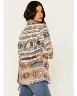 Idyllwind Women's Southwestern Stripe Shacket