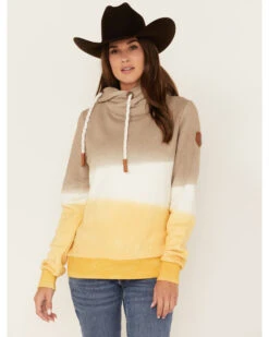 Wanakome Women's Serena Color Block Cowl Neck Hoodie -Ariat || Wrangler || FREE PEOPLE Sales Store 2000378793 280 P1