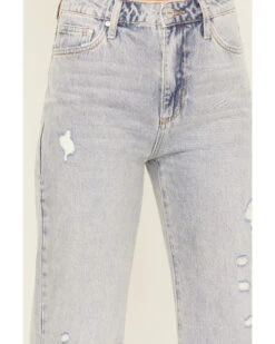 Ceros Women's Light Wash High Rise Distressed Wide Jeans -Ariat || Wrangler || FREE PEOPLE Sales Store 2000379285 400 P2