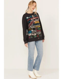 Wrangler X Fender Women's Collage Graphic Sweatshirt -Ariat || Wrangler || FREE PEOPLE Sales Store 2000379695 001 P1