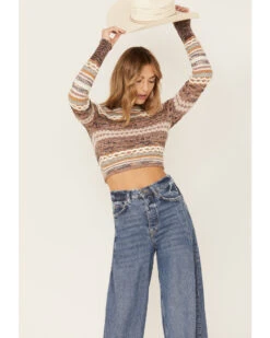 Shyanne Women's Open Back Cropped Sweater -Ariat || Wrangler || FREE PEOPLE Sales Store 2000380677 200 P1