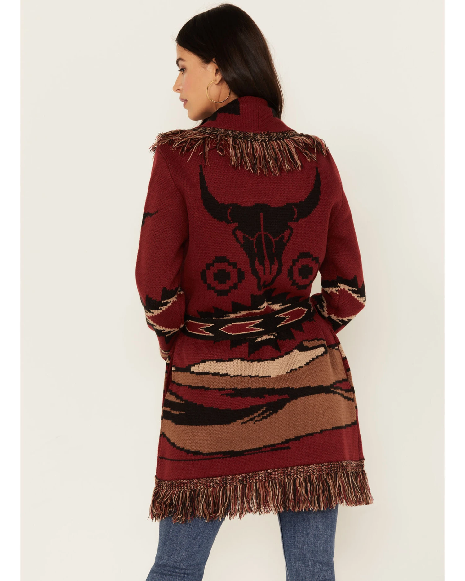 Idyllwind Women's Savannah Southwest Fringe Cardigan 5 Idyllwind Women's Savannah Southwest Fringe Cardigan - Image 5