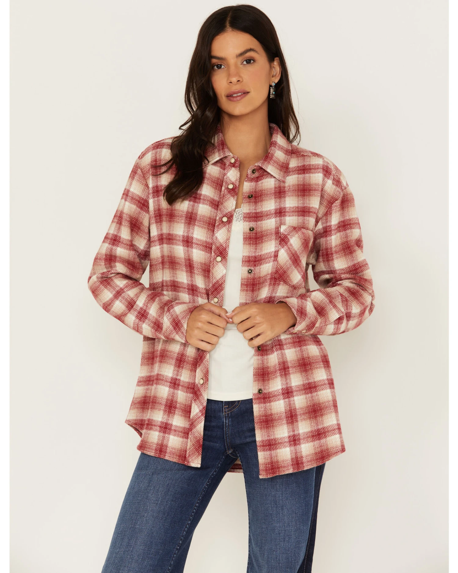 Idyllwind Women's Plaid Print Roby Shirt 2 Idyllwind Women's Plaid Print Roby Shirt - Image 2