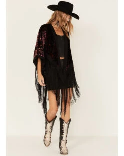 Idyllwind Women's Dean Ikat Velvet Rocket Kimono -Ariat || Wrangler || FREE PEOPLE Sales Store 2000380700 550 P2