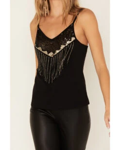 Idyllwind Women's Powell Sequin Fringe Cami -Ariat || Wrangler || FREE PEOPLE Sales Store 2000380701 001 P3