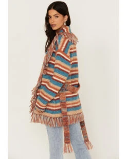 Idyllwind Women's Abilene Striped Fringe Cardigan -Ariat || Wrangler || FREE PEOPLE Sales Store 2000380716 400 P4