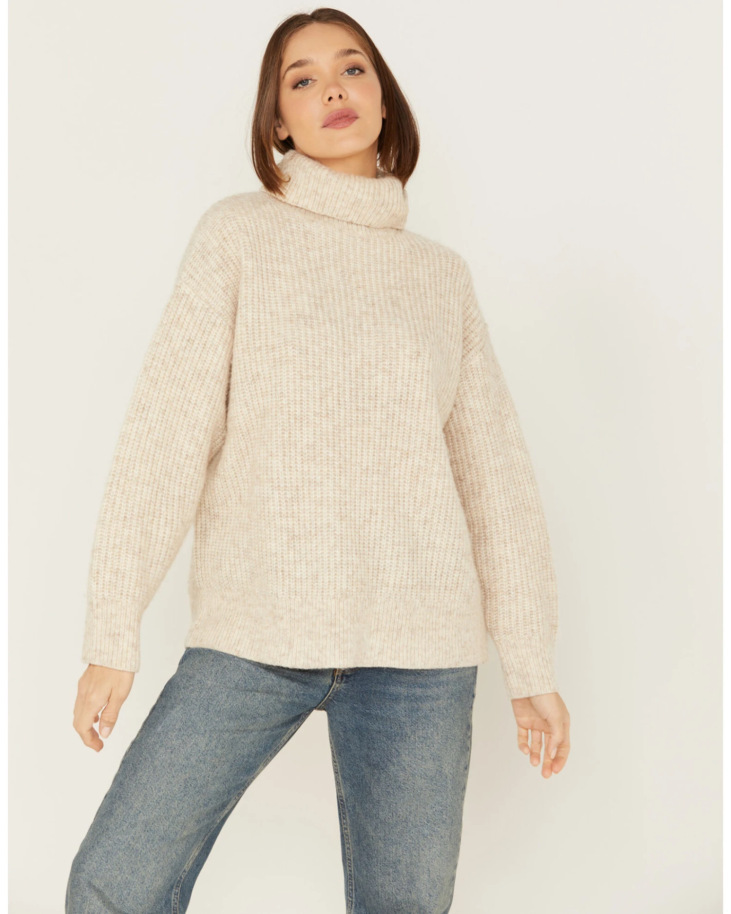 Cleo + Wolf Women's Oversized Turtleneck Sweater 1 Cleo + Wolf Women's Oversized Turtleneck Sweater