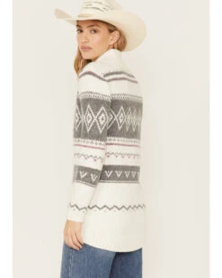 Cleo + Wolf Women's Fairisle Cardigan 6 Cleo + Wolf Women's Fairisle Cardigan -Ariat || Wrangler || FREE PEOPLE Sales Store 2000380776 103 P3