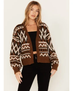 Rock & Roll Denim Women's Southwestern Knit Cardigan