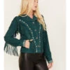 Shyanne Women's Suede Fringe Jacket